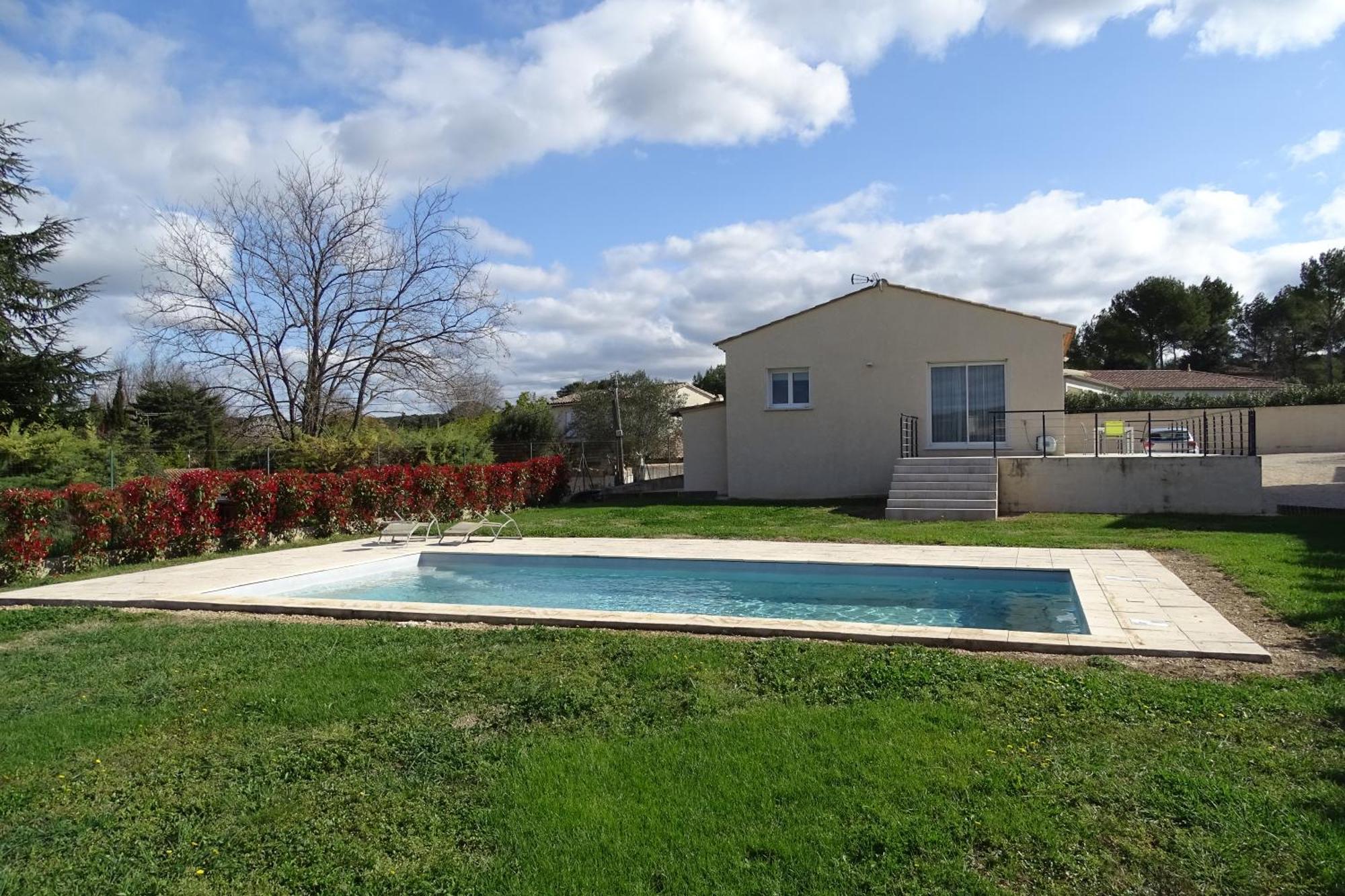 Villa Familiale Avec Piscine, Jardin A 10 Mn D'Uzes Flaux 외부 사진